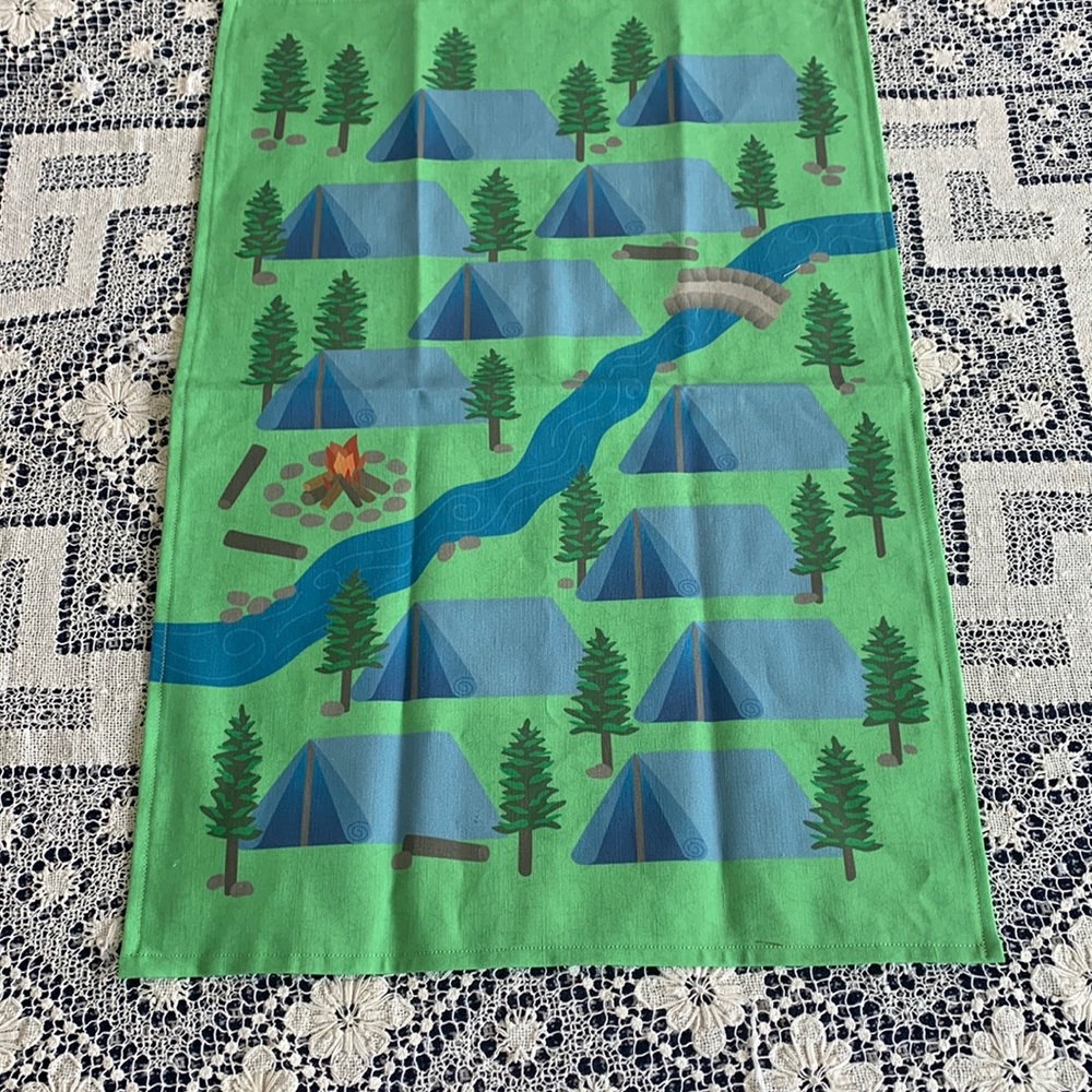 Camping tea towel Brand New!